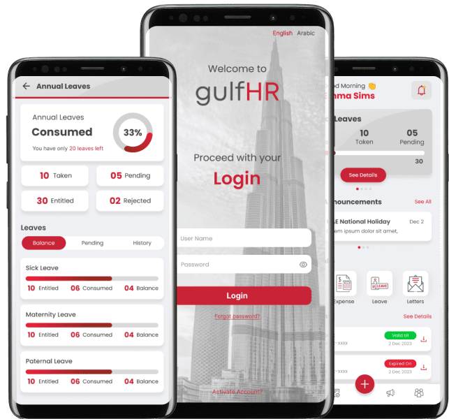 GULFHR APP DASHBOARD